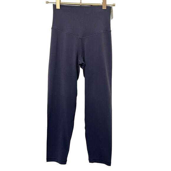 Aerie Offline Real Me Hi-Rise 3/4 Crop Buttery Soft Leggings Size S Navy NWT - Picture 1 of 7